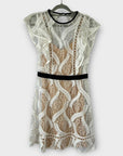 Coast Leaf Embroidered Dress - 8