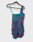 Coast One Shoulder Silk Dress - 10