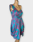 Coast One Shoulder Silk Dress - 10