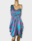 Coast One Shoulder Silk Dress - 10