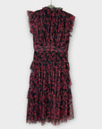 Coast X Jo Holland Printed Mesh Tiered Dress - 10