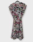 Collectif London Floral Vintage Midi Dress - 10