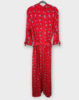 Dancing Leopard Floral Maxi Dress - 14