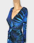 Dancing Leopard Goldie Palm Print Midi Dress - 8
