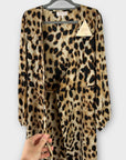Dancing Leopard Jagger Animal Print Maxi Wrap Dress - 8