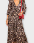 Dancing Leopard Jagger Maxi Wrap Dress - 8