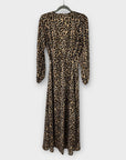 Dancing Leopard Jagger Maxi Wrap Dress - 8