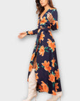 Dancing Leopard Jagger Maxi Wrap Dress - 8
