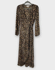 Dancing Leopard Jagger Maxi Wrap Dress - 8