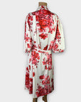 Danity Paris Floral Midi Wrap Dress - S