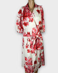Danity Paris Floral Midi Wrap Dress - S