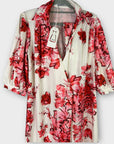Danity Paris Floral Midi Wrap Dress - S