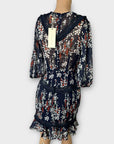 Dark Pink Floral Dress - 8/10