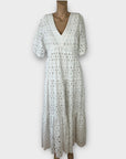 Derhy Pierrette Broderie Maxi Dress - 16 (XL)