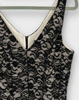 Donna Ricco Floral Lace Metallic Dress - 12