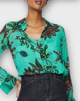 Dorothee Schumacher Floral Sheer Shirt - 10