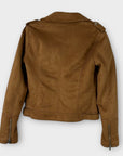 Dorothy Perkins Faux Suede Biker Jacket - 6/8