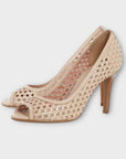 Dune Claudette Woven Peep Toe Court Shoes - 8/41