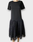 Edit Brown Thomas Peplum Midi Dress - XS