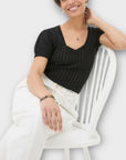 Fat Face Ava Stitch Knit Top - 12