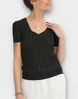Fat Face Ava Stitch Knit Top - 12