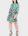 Fee G Animal Print Swing Dress - 12