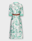 Fee G Palm Print Dress - 12