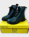Fly London Lace Up Leather Ankle Boots - 4/37