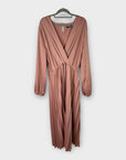 Foreva Young Satin Pleated Midi Dress - XL (16)