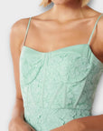 Forever New Gracie Lace Corset Bodycon Dress - 14