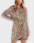 Forever New Juniper Sequin Mini Dress - 10 (Petite)