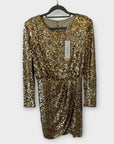 Forever New Juniper Sequin Mini Dress - 10 (Petite)