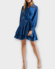 Forever New Mikayla Satin Mini Dress - 10