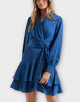 Forever New Mikayla Satin Mini Dress - 10