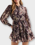 Forever New Valencia Trim Detail Floral Dress - 12