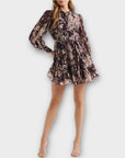 Forever New Valencia Trim Detail Floral Dress - 12