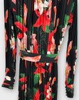 Forever Unique Pleated Floral Maxi Dress - 12