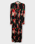 Forever Unique Pleated Floral Maxi Dress - 12