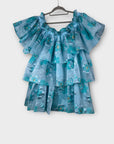 Forever Unique Tiered Bandeau Floral Mini Dress - 18
