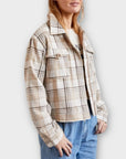 Freequent Ralie Check Jacket - 12 (M)