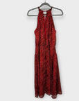 French Connection Animal Print Midi Dress - 10