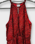 French Connection Animal Print Midi Dress - 10