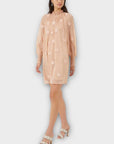 French Connection Aziza Lace High Neck Mini Dress - 14