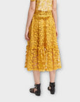 French Connection Caballo Lace Flared Floral Skirt - 16