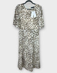 French Connection Eva Verona Crepe Midi Dress - 12