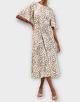 French Connection Eva Verona Crepe Midi Dress - 12