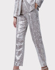 French Connection Sequin Trousers - 12