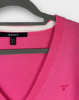 GANT Cotton V Neck Sweater - 10 (M)