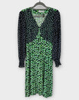 Gallery Mixed Print Midi Tea Dress - 8