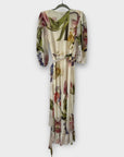 Ganni Floral Mesh Wrap Dress - 8/10